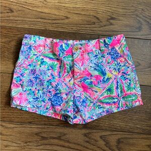 Lilly Pulitzer Girls Floral Shorts Size 12